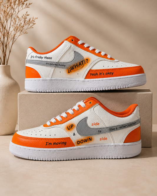 Zapatillas personalizadas Lando Norris inspiradas en McLaren | Pintadas a mano