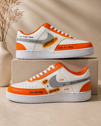 Zapatillas personalizadas Lando Norris inspiradas en McLaren | Pintadas a mano
