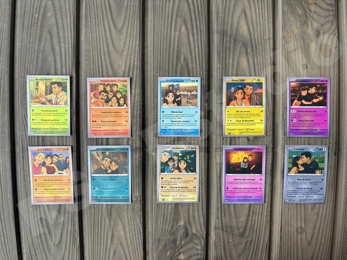 Álbum de Cartas Pokémon Personalizadas