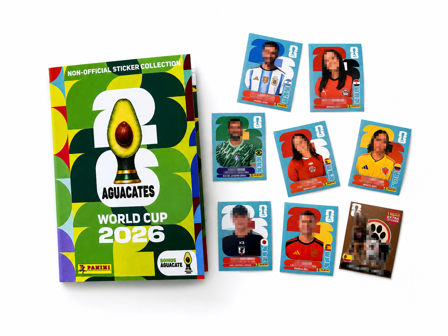 Cromos personalizados MUNDIAL 2026 + ÁLBUM