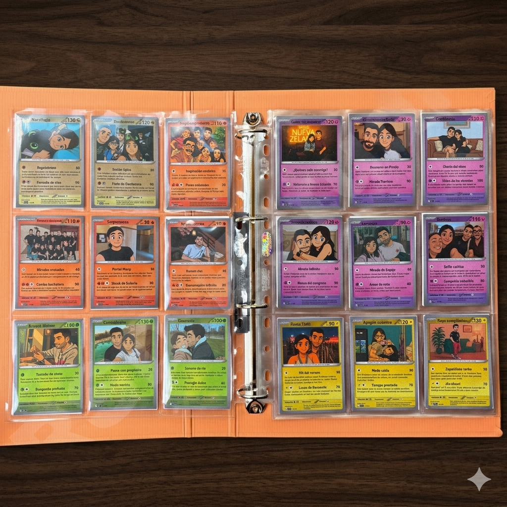 Álbum de Cartas Pokémon Personalizadas