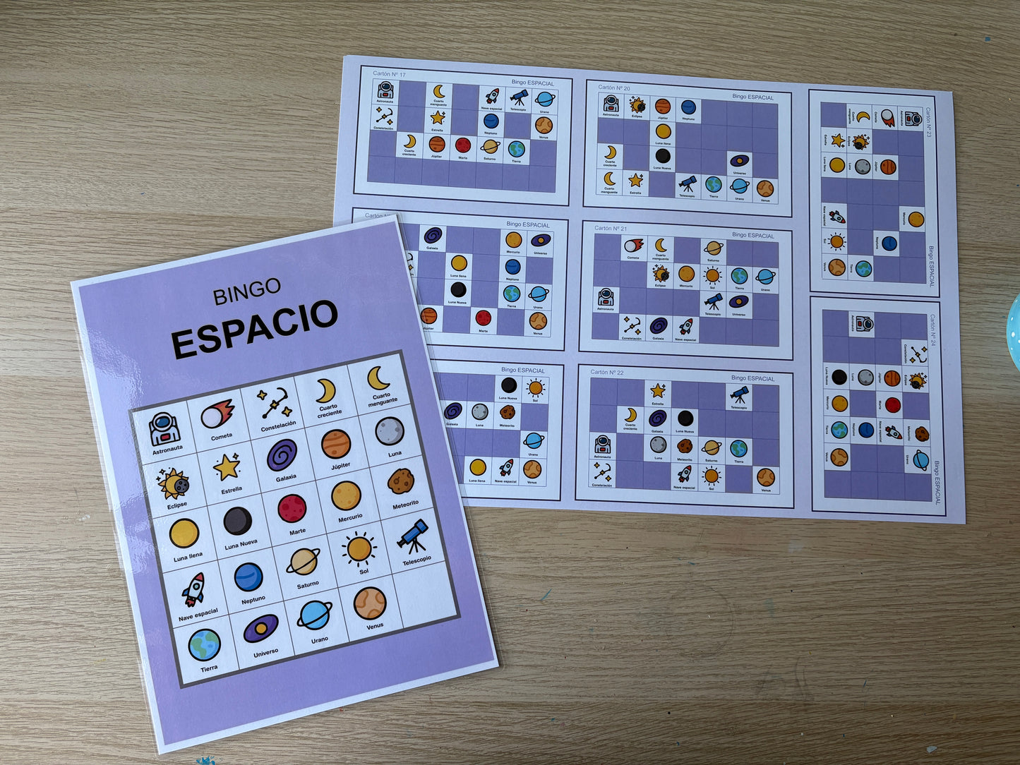 Bingo Educativo para Niños de Primaria