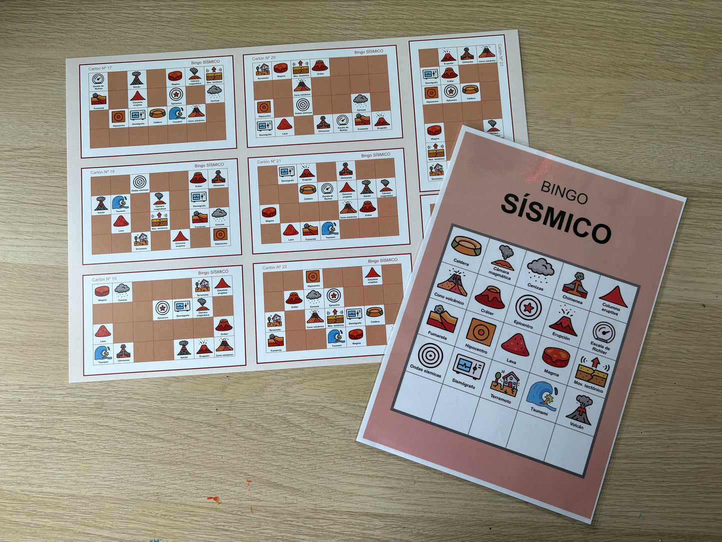 Bingo Educativo para Niños de Primaria