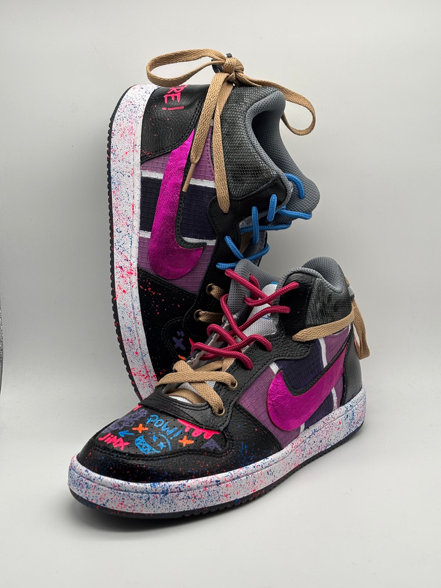 Zapatillas JINX pintadas a mano League of Legends 💥🎮