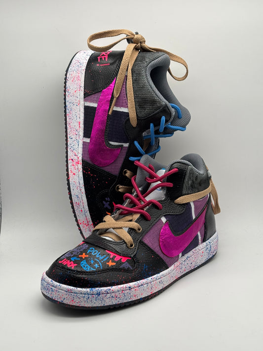 Zapatillas JINX pintadas a mano League of Legends 💥🎮