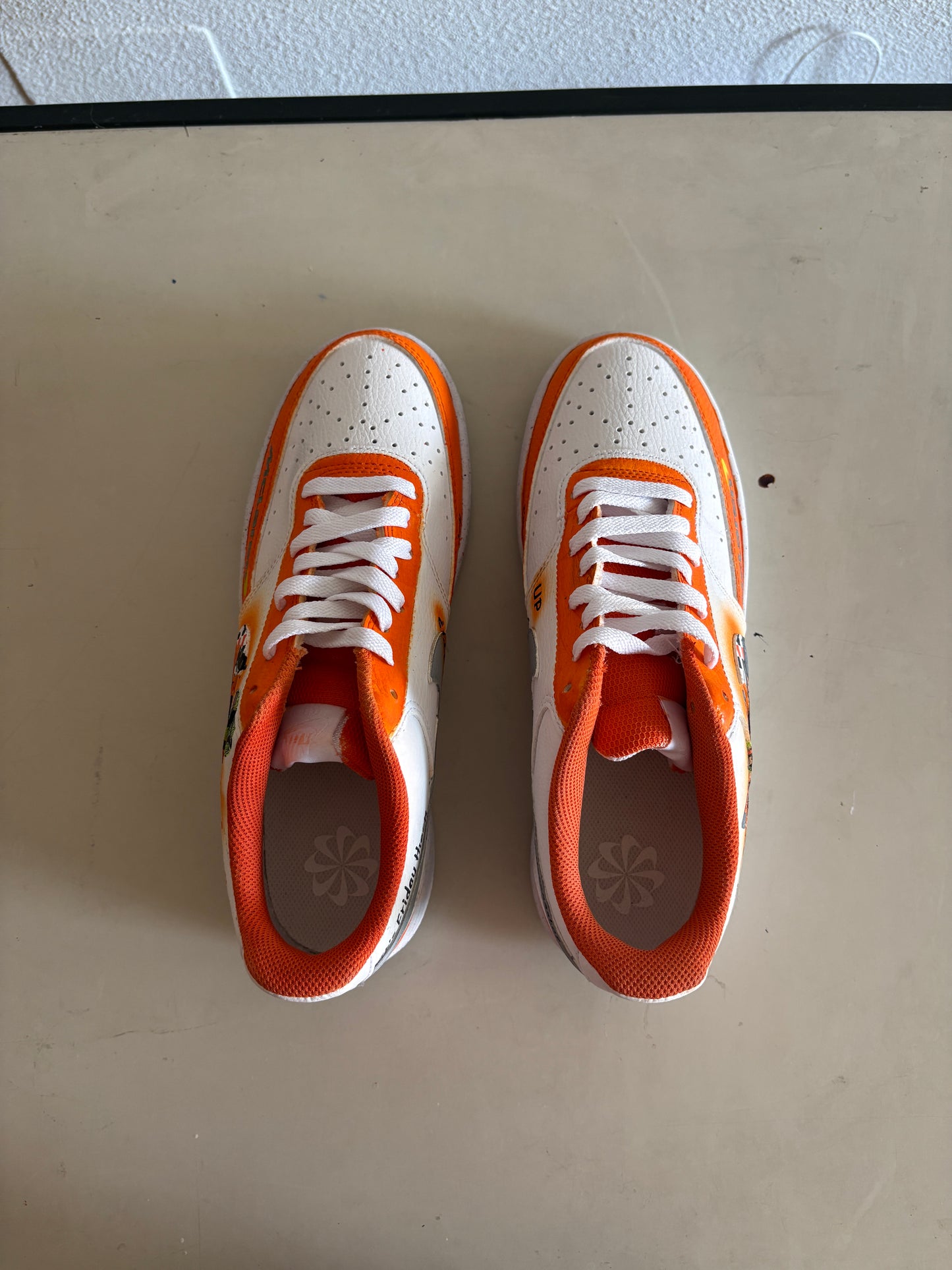 Zapatillas personalizadas Lando Norris inspiradas en McLaren | Pintadas a mano
