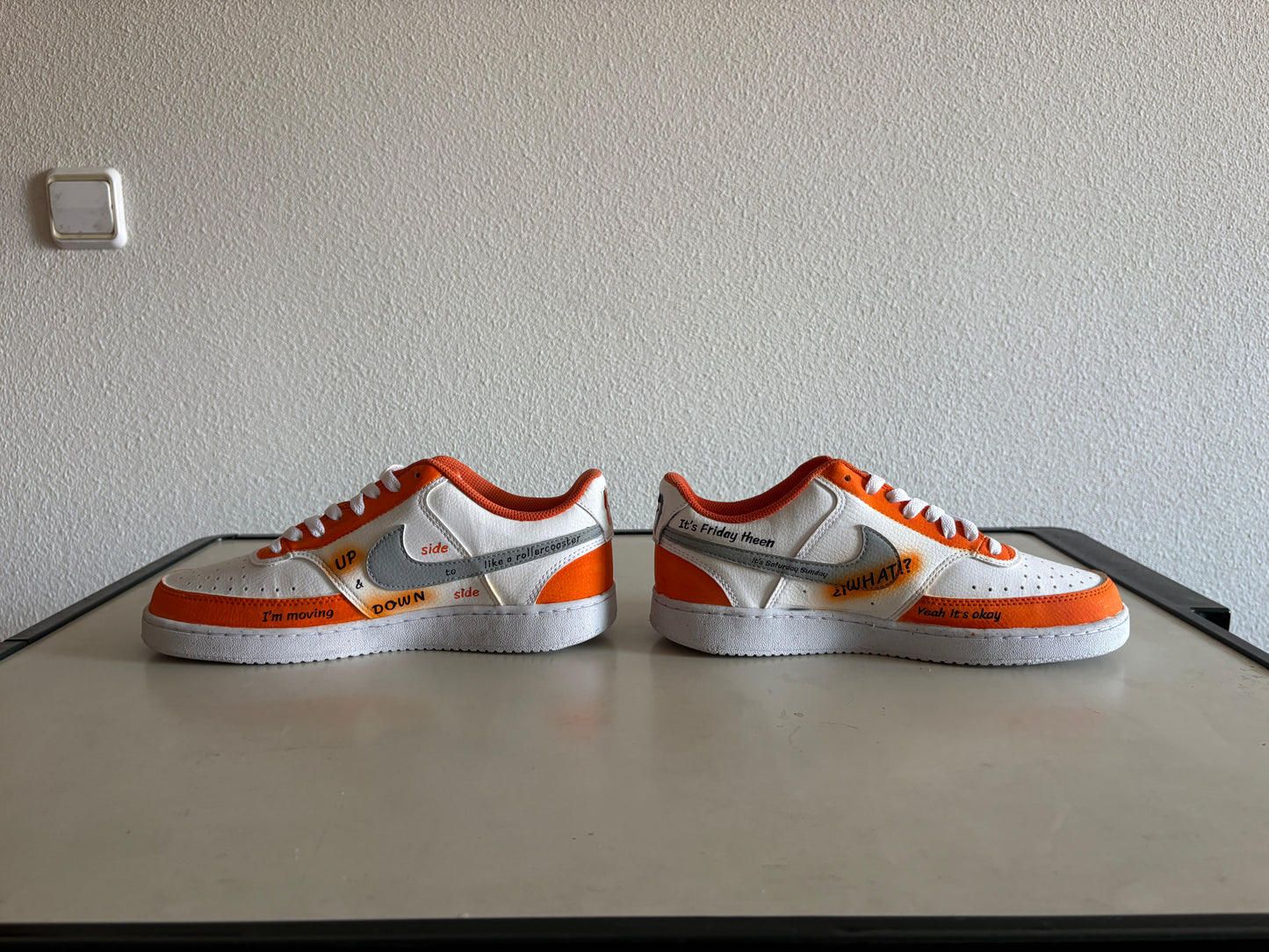 Zapatillas personalizadas Lando Norris inspiradas en McLaren | Pintadas a mano